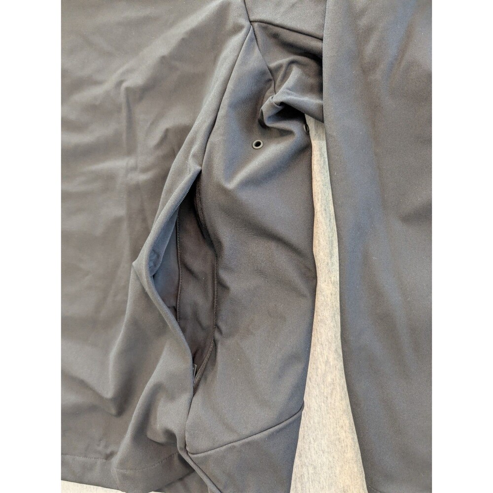 Nike Men's L Black Full Zip Jacket Stand Collar Logo Regular Dri-Fit Golf Casual - Picture 4 of 12